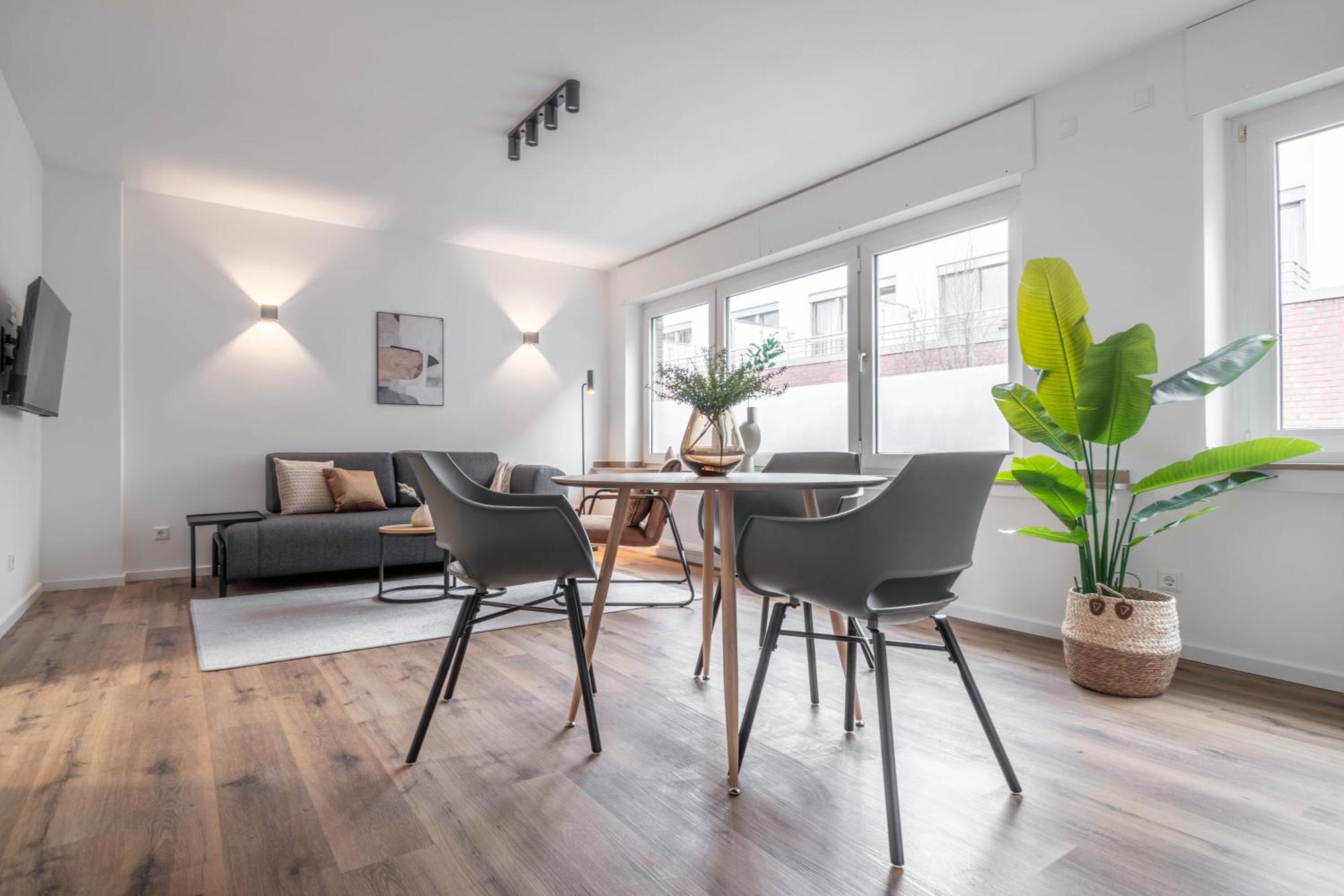 Modern & Minimal - Design-Apartment In Stadtmitte Wesel  Exterior foto